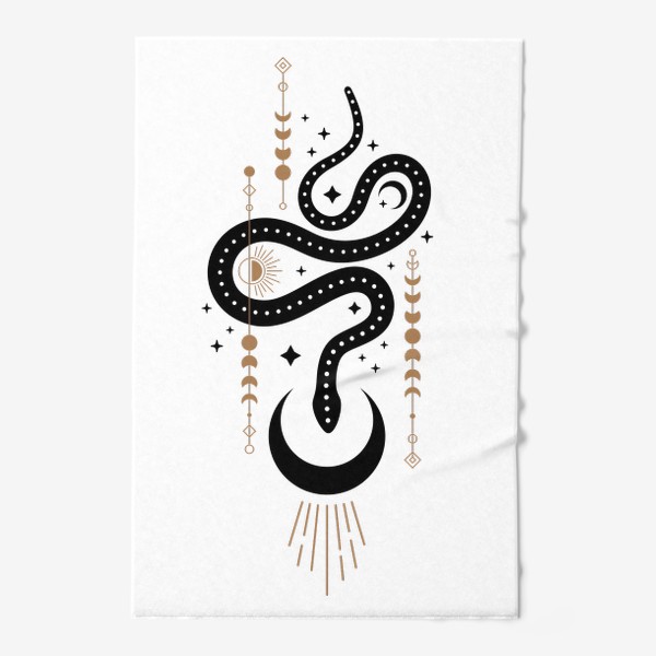 Полотенце «змея и месяц»