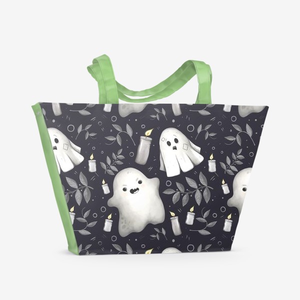 Пляжная сумка «Милые привидения паттерн»