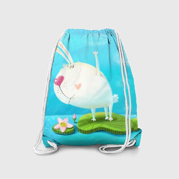 Рюкзак «Кролик и йога»