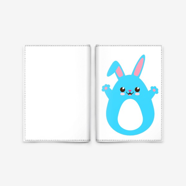 Обложка для паспорта «Кролик - символ 2023 года, заяц»