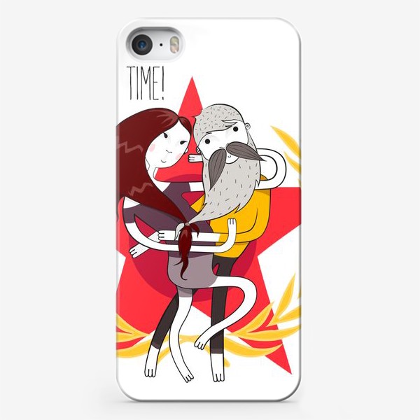 Чехол iPhone «Love time!»