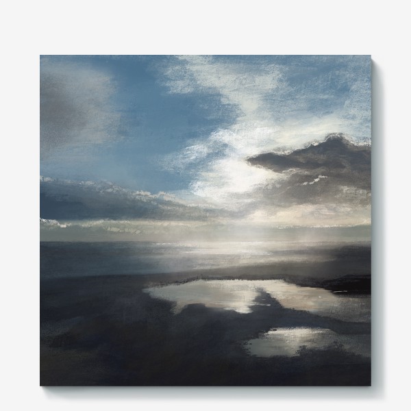 Холст &laquo;Реалистичный пейзаж - море и небо&raquo;