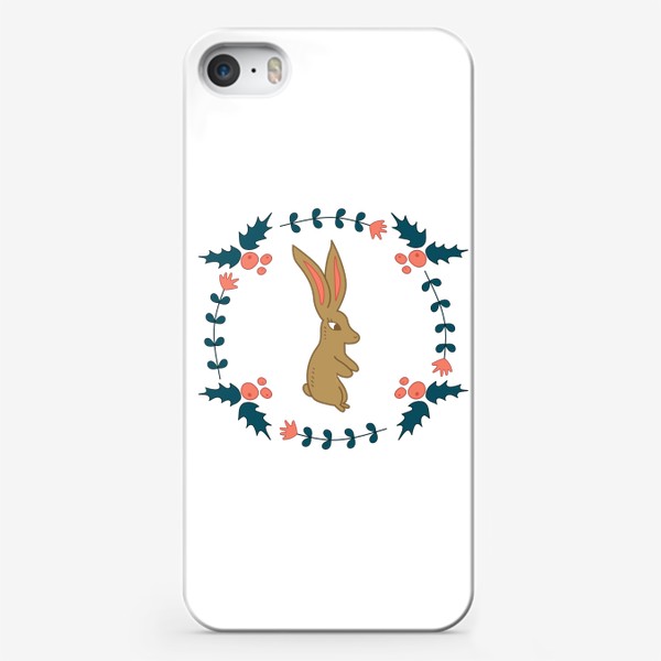 Чехол iPhone «Рождественский кролик»