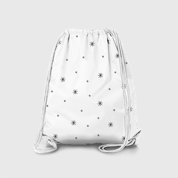 Рюкзак «Зимний паттерн со снежинками»