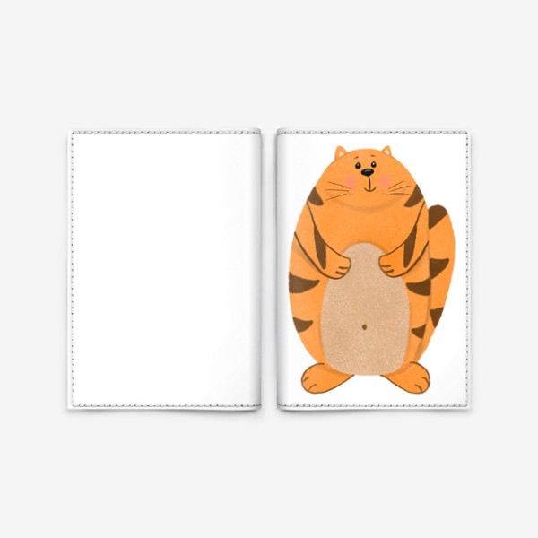 Обложка для паспорта «Котик»