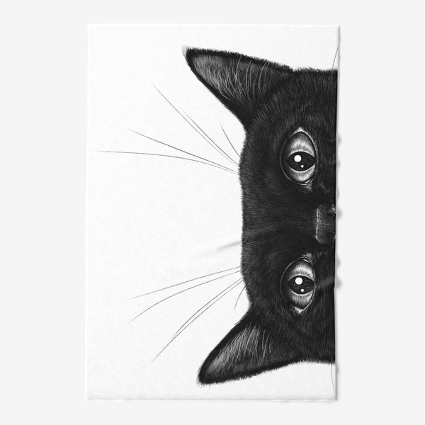 Полотенце «Черный кот 02»