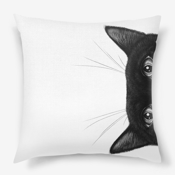 Подушка «Черный кот 02»