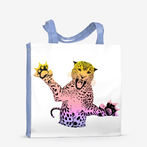 Сумка-шоппер «Атакующий леопард»