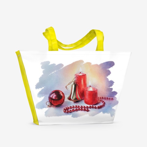 Пляжная сумка «Новогодние Огни»