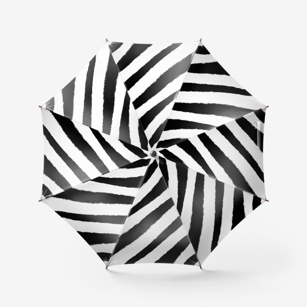 Зонт «Чёрные полосы. Зебра»