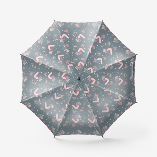 Зонт «Любовь паттерн»