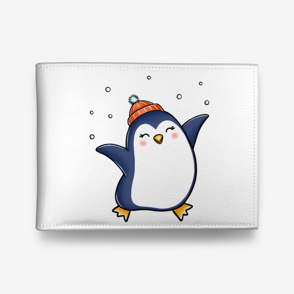 Кошелек «Пингвин радуется снегу»