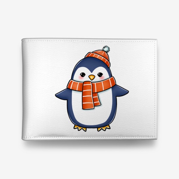 Кошелек «Пингвин в шапке и шарфике»