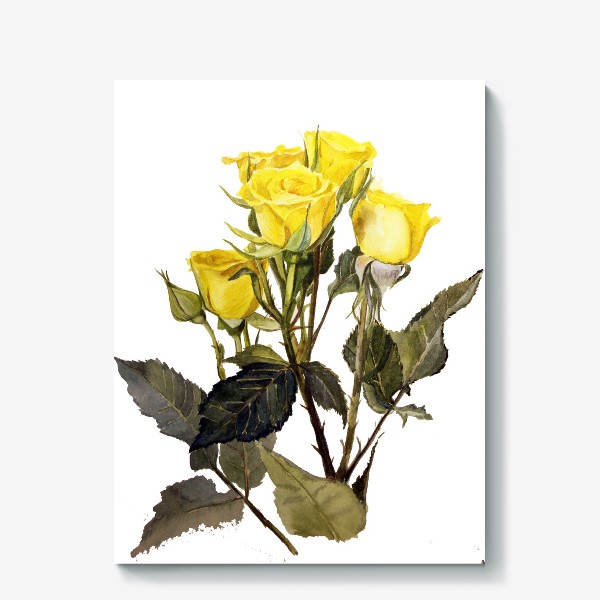Холст &laquo;Желтые розы&raquo;