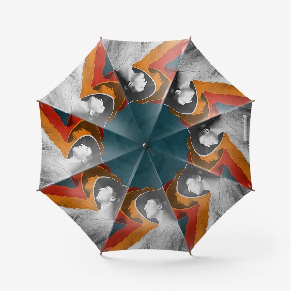 Зонт «Три грации. Коллаж.»