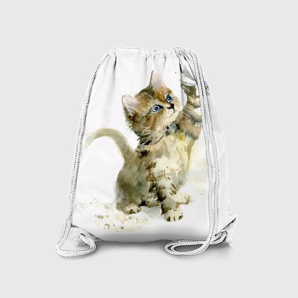 Рюкзак «играющий котенок»