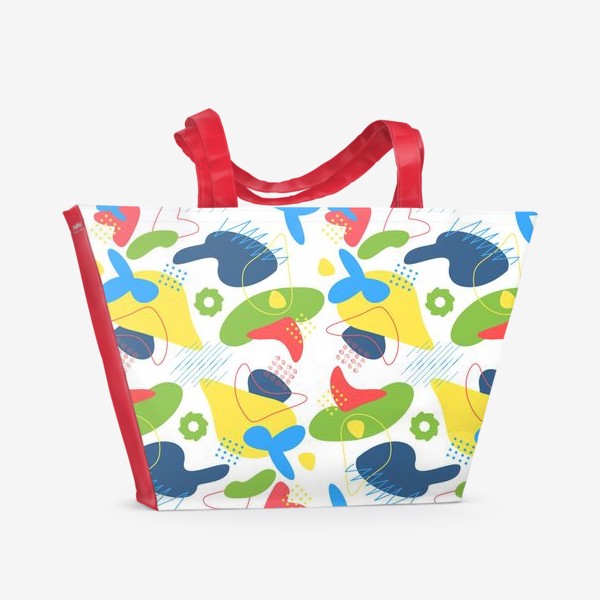 Пляжная сумка «Цветной паттерн»