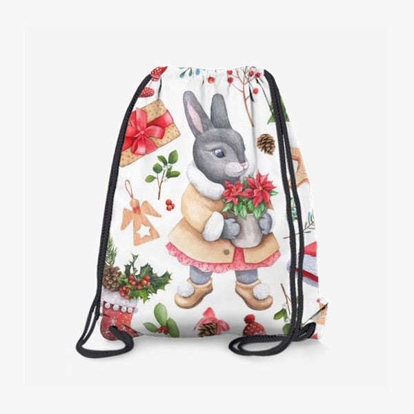 Рюкзак «Заяц и подарки»