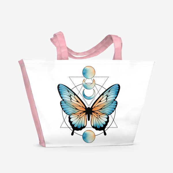 Пляжная сумка «Бабочка бохо»