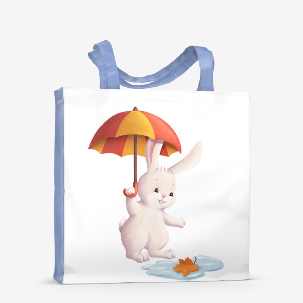 Сумка-шоппер &laquo;Кролик под зонтиком&raquo;