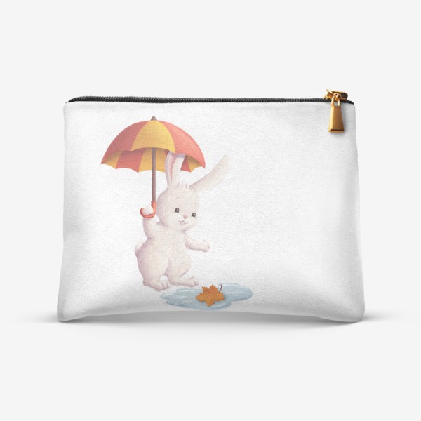 Косметичка «Кролик под зонтиком»