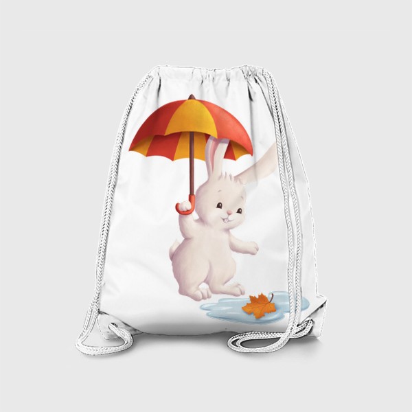 Рюкзак &laquo;Кролик под зонтиком&raquo;