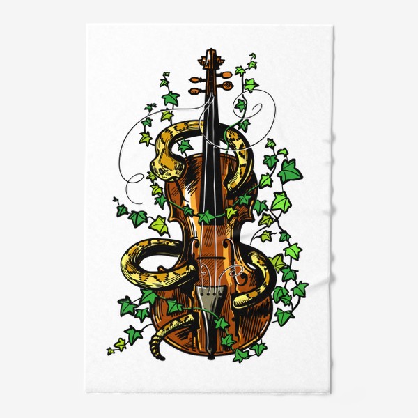 Полотенце «Змея и старая скрипка»