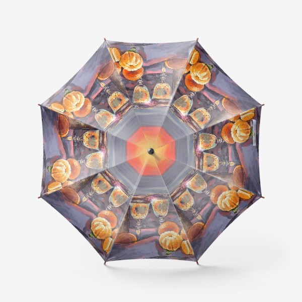 Зонт «Море шампанское мандарины»