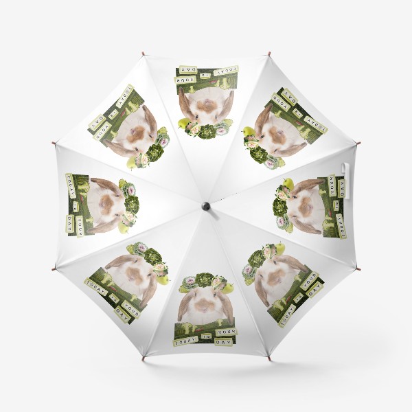 Зонт «Коллаж на удачу "Дары Кролику"! (Заяц, символ года) »