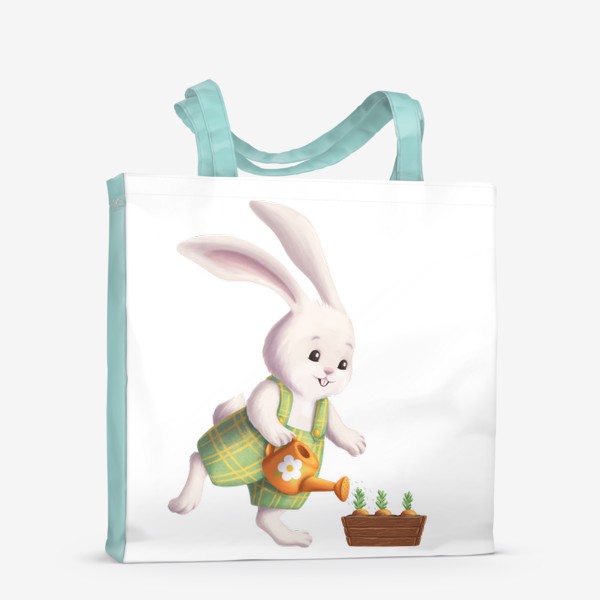 Сумка-шоппер «Кролик садовод »