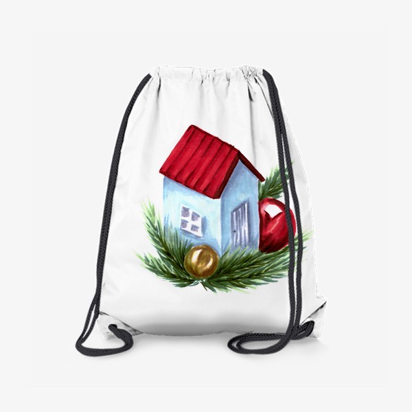 Рюкзак «Новогодний домик»