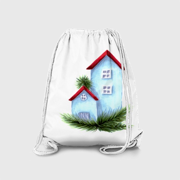 Рюкзак «Новогодние домики»
