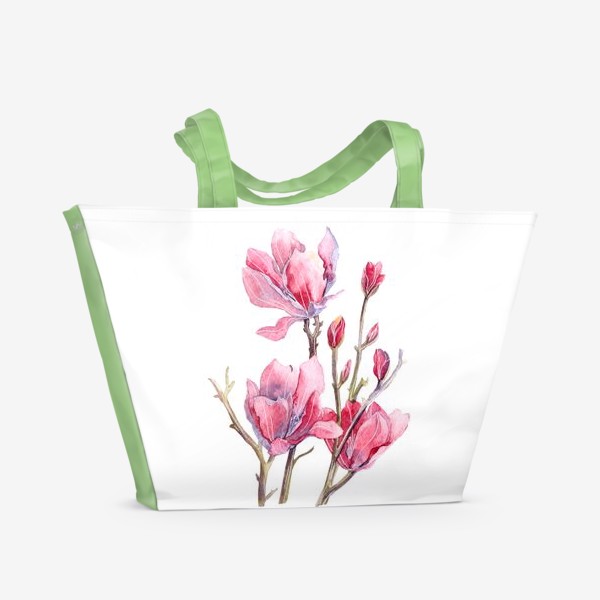 Пляжная сумка «Цветы магнолии »