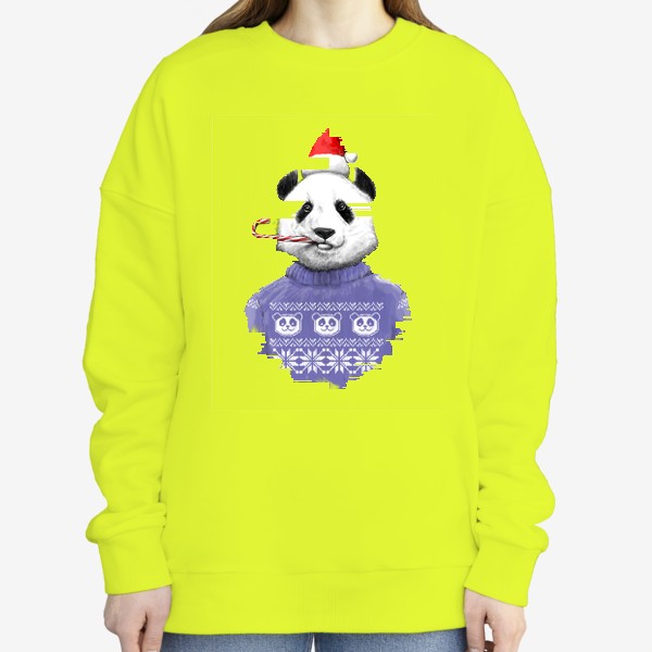 Свитшот « Новогодняя панда»