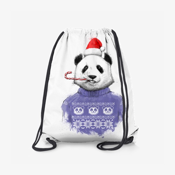 Рюкзак « Новогодняя панда»