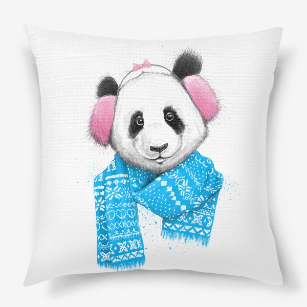 Подушка «Зимняя панда»