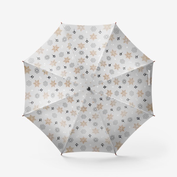 Зонт «Хоровод снежинок»