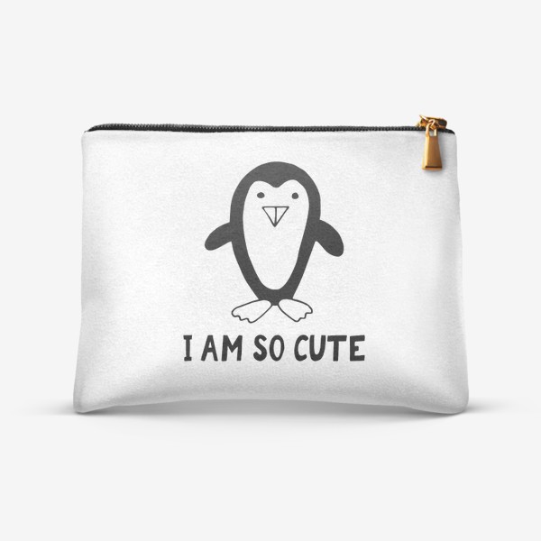 Косметичка «я такой милый. пингвин уверен в себе»