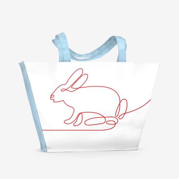 Пляжная сумка «С Новым 2023 годом. Год кролика»