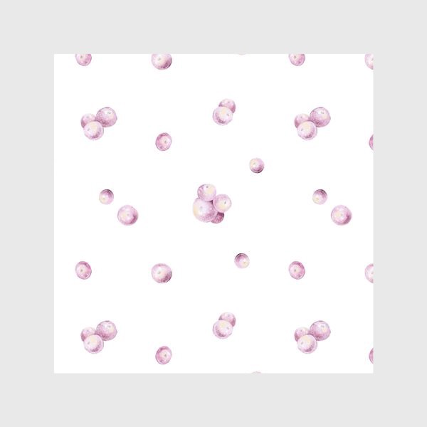 Шторы «Акварельный нарисованный вручную фон с нежными иллюстрациями веточек снежноягодника. Розовые зимние ягоды. Флористика»