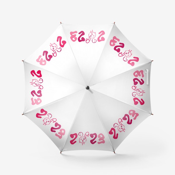 Зонт «Розовый кролик 2023»
