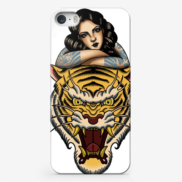 Чехол iPhone «Tiger girl»