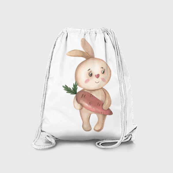 Рюкзак «Милый зайчик с морковкой»