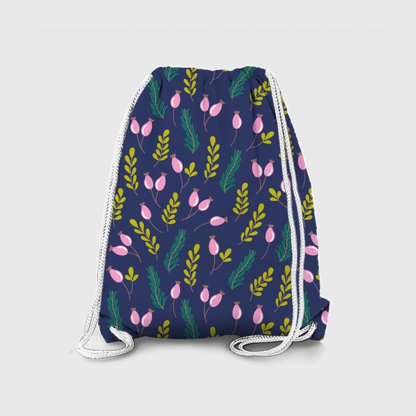 Рюкзак «Паттерн с растениями»