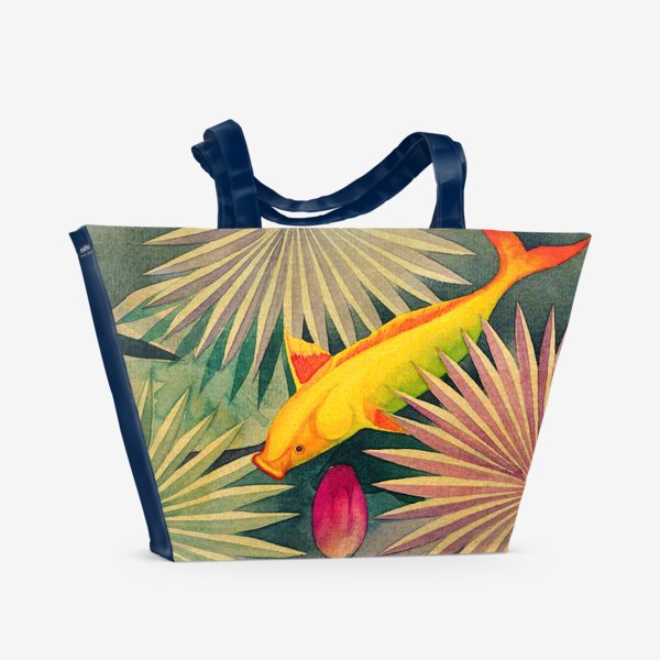 Пляжная сумка «Рыбы в Пруду»