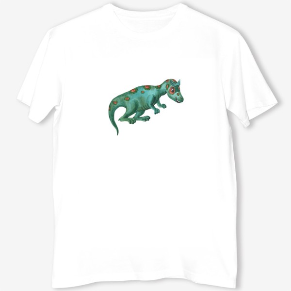 Футболка «Газозавр. Зеленый динозавр.»