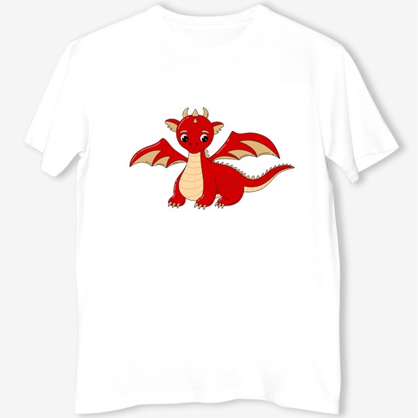 Футболка «Красный дракон. Символ 2024 Нового года»