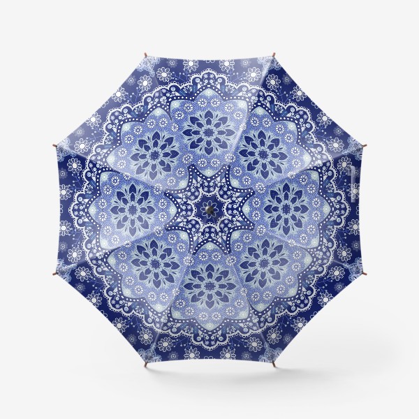 Зонт «Голубая мандала - V»