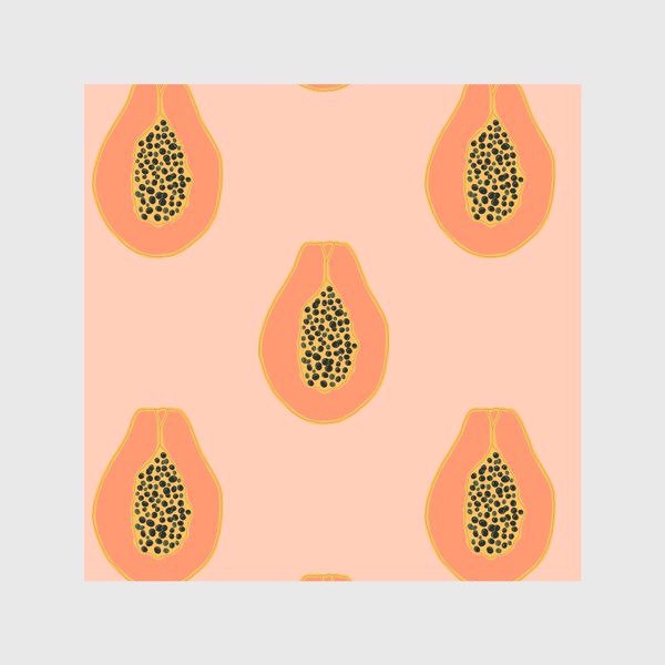 Скатерть «папайя на персиковом фоне»
