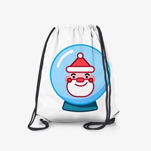 Рюкзак « Дед Мороз в снежном шаре»